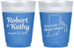 Custom Wedding 16 oz Color Changing Frosted Cups - Rhode Island | 138