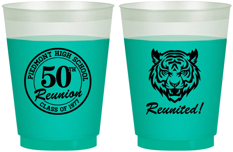 Custom Class Reunion 16 oz Color Changing Frosted Cups - Class Of 1977 50 Year | 140009