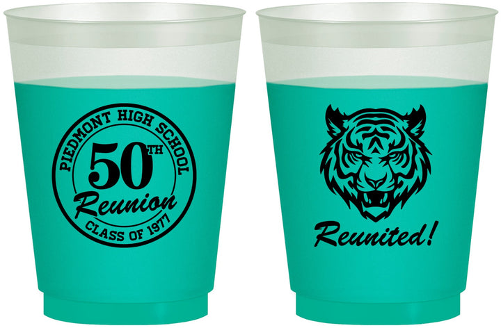 Custom Class Reunion 16 oz Color Changing Frosted Cups - Class Of 1977 50 Year | 140009