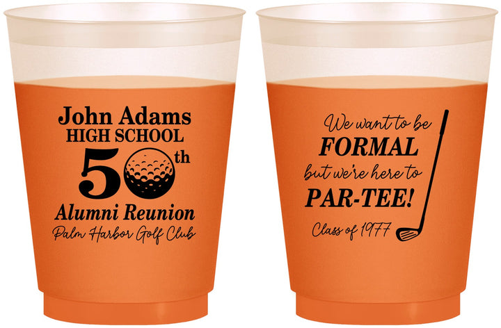 Custom Class Reunion 16 oz Color Changing Frosted Cups - Class Of 1977 50 Year | 140024