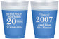 Custom Class Reunion 16 oz Color Changing Frosted Cups - Class Of 2007 20 Year | 140026