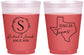 Custom Wedding 16 oz Color Changing Frosted Cups - Texas | 142