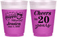 Custom Retirement 16 oz Color Changing Frosted Cups - Off The Clock | 150001