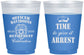 Custom Retirement 16 oz Color Changing Frosted Cups - Police Officer | 150014