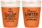 Custom Retirement 16 oz Color Changing Frosted Cups - Lawyer | 150025