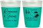 Custom Wedding 16 oz Color Changing Frosted Cups - California | 154