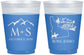 Custom Wedding 16 oz Color Changing Frosted Cups - Idaho | 161