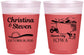 Custom Wedding 16 oz Color Changing Frosted Cups - Iowa | 164