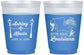 Custom Wedding 16 oz Color Changing Frosted Cups - Louisiana | 167