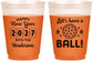 Custom New Years 16 oz Color Changing Frosted Cups - 2027 Lets Have A Ball | 170001