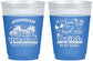 Custom Family Vacation 16 oz Color Changing Frosted Cups - Sun And Sand Beach | 180007