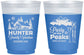 Custom Family Vacation 16 oz Color Changing Frosted Cups - Ski Trip Peaks | 180020