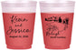 Custom Wedding 16 oz Color Changing Frosted Cups - North Carolina | 182