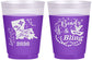 Custom Mardi Gras 16 oz Color Changing Frosted Cups - Beads And Bling | 190002