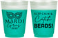 Custom Mardi Gras 16 oz Color Changing Frosted Cups - Beads Nola | 190007