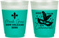 Custom Mardi Gras 16 oz Color Changing Frosted Cups - Fleur De Lis Carnaval | 190011