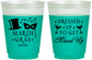 Custom Mardi Gras 16 oz Color Changing Frosted Cups - Fleur De Lis | 190015