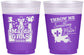 Custom Mardi Gras 16 oz Color Changing Frosted Cups - Beads Nola | 190017