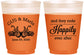 Custom Wedding 16 oz Color Changing Frosted Cups - Happily Ever After Motorcycle | 200