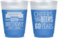 Custom Birthday 16 oz Color Changing Frosted Cups - Cheers Beers To 60 Years | 20001