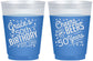 Custom Birthday 16 oz Color Changing Frosted Cups - Cheers Beers To 50 Years | 20003