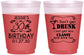 Custom Birthday 16 oz Color Changing Frosted Cups - Dirty 30 | 20011