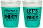 Custom Birthday 16 oz Color Changing Frosted Cups - 30th | 20017