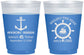 Custom Birthday 16 oz Color Changing Frosted Cups - 45th Nautical | 20023