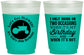 Custom Birthday 16 oz Color Changing Frosted Cups - 30th Lets Get Plowed | 20039