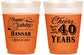 Custom Birthday 16 oz Color Changing Frosted Cups - 40th | 20042