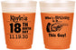 Custom Birthday 16 oz Color Changing Frosted Cups - 18th | 20046