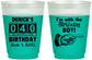 Custom Birthday 16 oz Color Changing Frosted Cups - 40th | 20047