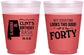 Custom Birthday 16 oz Color Changing Frosted Cups - 40th | 20050
