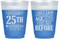 Custom Birthday 16 oz Color Changing Frosted Cups - 25th | 20054