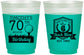 Custom Birthday 16 oz Color Changing Frosted Cups - 70th Golf | 20061
