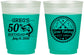 Custom Birthday 16 oz Color Changing Frosted Cups - 50th Nautical | 20065