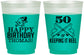 Custom Birthday 16 oz Color Changing Frosted Cups - 50th Keeping It Reel | 20066