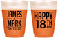 Custom Birthday 16 oz Color Changing Frosted Cups - 18th | 20074