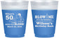 Custom Birthday 16 oz Color Changing Frosted Cups - 50th | 20085