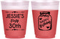 Custom Birthday 16 oz Color Changing Frosted Cups - 30th Flirty At Thirty | 20087