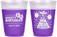 Custom Birthday 16 oz Color Changing Frosted Cups - 20th | 20114