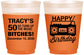 Custom Birthday 16 oz Color Changing Frosted Cups - 50th Cassette Tape | 20118