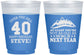 Custom Birthday 16 oz Color Changing Frosted Cups - 40th Over The Hill | 20123