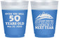 Custom Birthday 16 oz Color Changing Frosted Cups - 50th Over The Hill | 20124