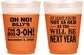 Custom Birthday 16 oz Color Changing Frosted Cups - 30th Big 3 Oh | 20125