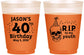 Custom Birthday 16 oz Color Changing Frosted Cups - 40th Rip Youth | 20141
