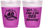 Custom Birthday 16 oz Color Changing Frosted Cups - 40th | 20153