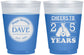 Custom Birthday 16 oz Color Changing Frosted Cups - Cheers To 25 Years | 20164