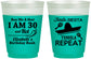 Custom Birthday 16 oz Color Changing Frosted Cups - 30th Fiesta Siesta Tequila | 20177