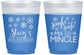 Custom Birthday 16 oz Color Changing Frosted Cups - 30th Christmas | 20188